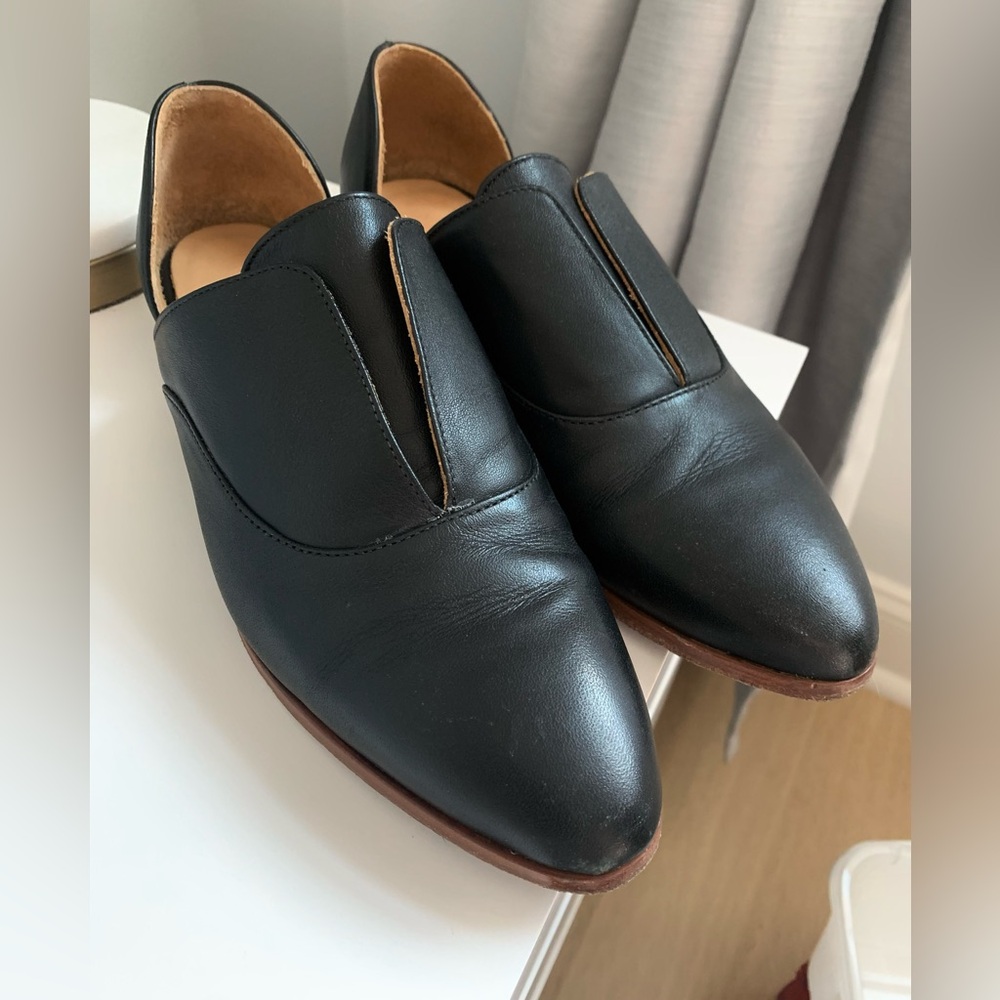 Nisolo Leather Emma D’Orsay Oxford Shoes EUC